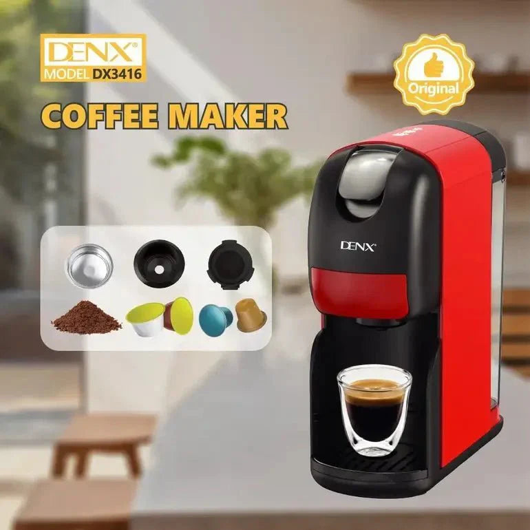 Denx - 3-in-1 Capsule Coffee Maker