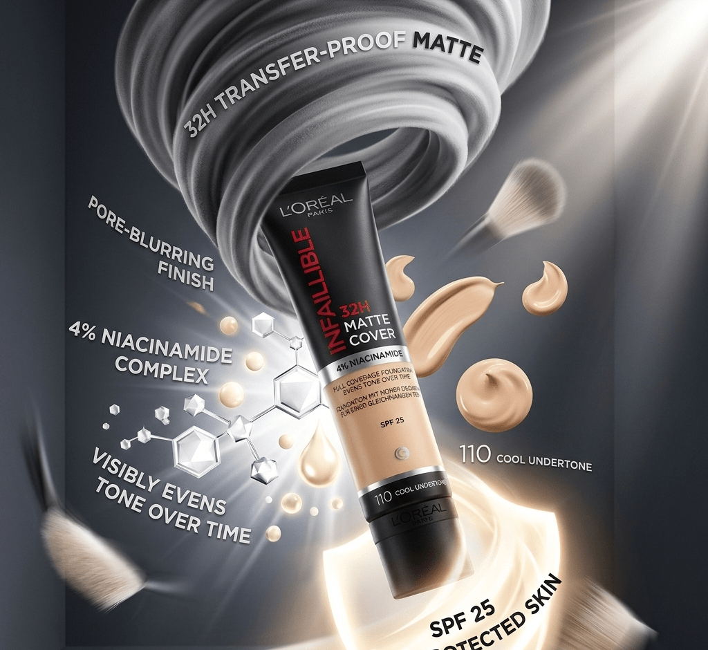 L’Oréal Paris - Infallible 32H Matte Cover Foundation SPF25