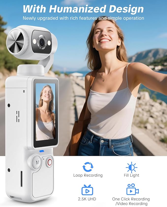 OZCT - 4K Ultra HD Handheld Gimbal Camera ©